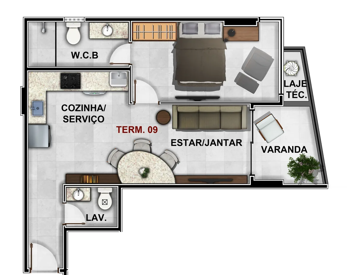 Terminação 09 — 49,68 m²