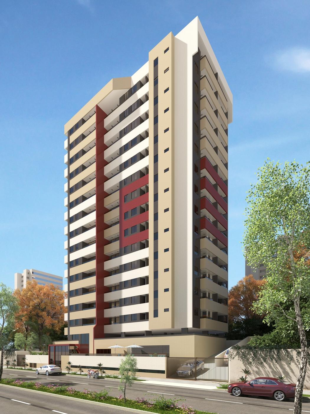Fachada do Ethos Residence 2 no Murilópolis
