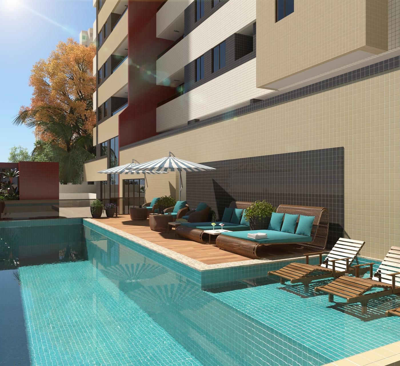 Fachada do Ethos Residence 2 no Murilópolis