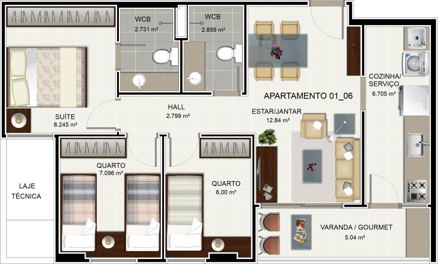 Apartamento 01/06