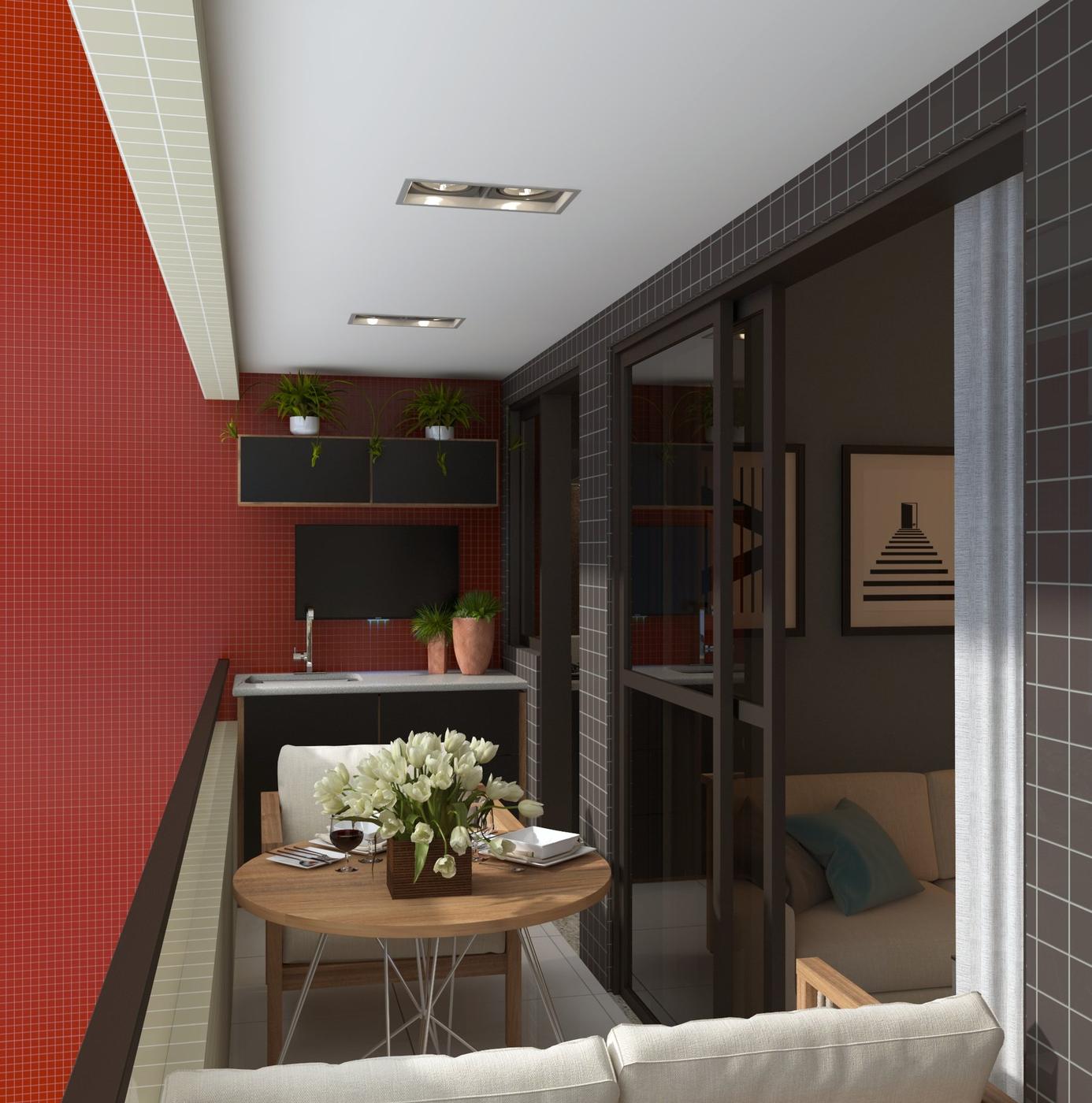 Varanda gourmet do Ethos Residence 2